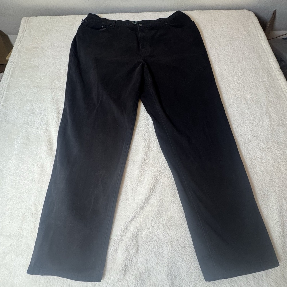 NWT- Women's Ralph Lauren Black Label Slimming Modern Straight Jeans Size22W